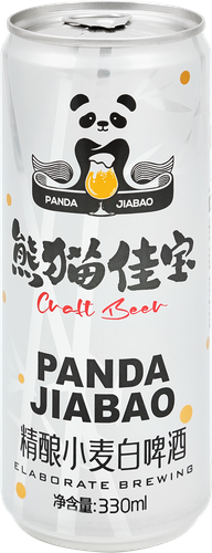 Напиток пивной JIABAO Panda фильтрованный осветленный пастеризованный 3,7%, 0.33л, изображение