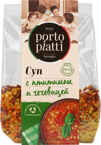 Суп PORTO PIATTI Итальянский, 250г, детальное фото