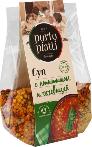 Суп PORTO PIATTI Итальянский, 250г, вид