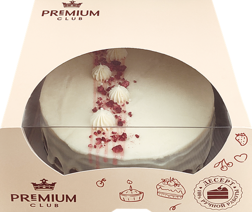 Торт PREMIUM CLUB Нежный крем-чиз, 1,2кг, детальное фото