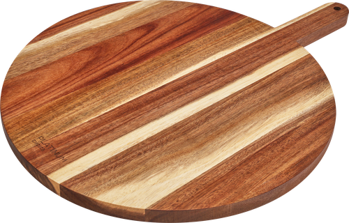Доска разделочная PLATUNUM CHOICE Brown круглая, акация, 52х40х2см, Арт. SML-3, фотография