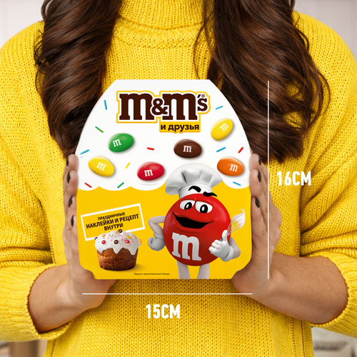 Набор кондитерских изделий M&M'S & FRIENDS Пасхальный Кулич, 141г, изображение
