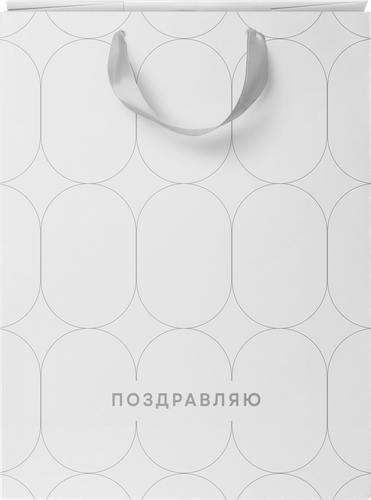 Пакет подарочный CITY HOME TRADE Basic Men 22,7х18х10см, 1шт, картинка