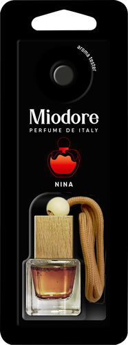 Ароматизатор автомобильный MIODORE Perfume Mix, флакон подвесной, Арт. MDB-8/9/11/15/28, 6мл, крупный план