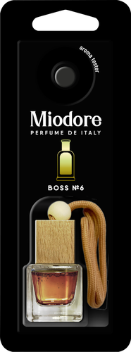 Ароматизатор автомобильный MIODORE Perfume Mix, флакон подвесной, Арт. MDB-19/21/24/25/27, 6мл, крупный план