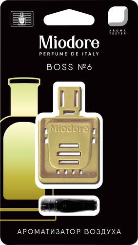 Ароматизатор автомобильный MIODORE The Bottle, в ассортименте, 3D-Polymer, Арт. MDFD-19/24/25/27, картинка