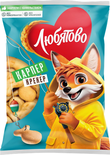 Крекер ЛЮБЯТОВО Карпер, 300г, картинка