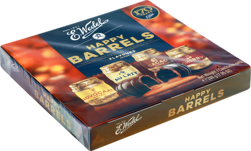 Конфеты HAPPY BARRELS Ассорти с ликерной начинкой, 200г, фотография