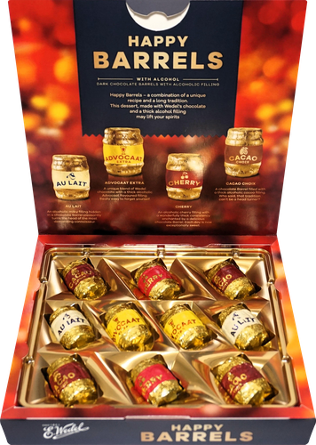 Конфеты HAPPY BARRELS Ассорти с ликерной начинкой, 200г, фото