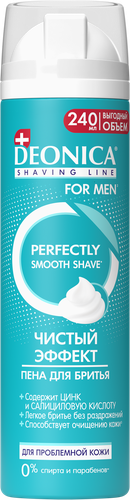 Пена для бритья DEONICA For men Чистый эффект, 240мл, изображение