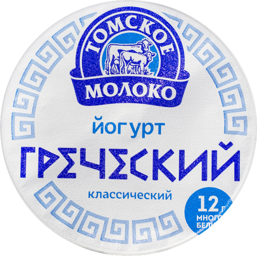 Йогурт ТОМСКОЕ МОЛОКО Греческий 2%, без змж, 160г, детальное фото