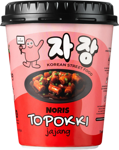 Рисовые палочки NORIS Топокки с соусом джаджанг, 112г, фотография