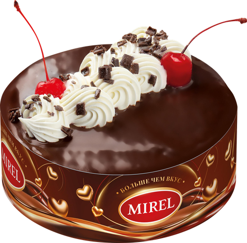 Торт MIREL Черный лес, 720г, крупный план