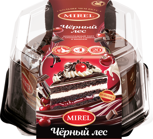 Торт MIREL Черный лес, 720г, фото