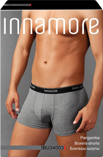 Трусы мужские INNAMORE боксеры р. 48–56, темно-синие, Арт. IBU34003, фотография