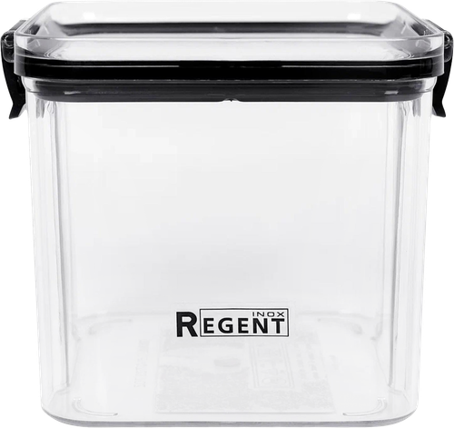 Контейнер для сыпучих продуктов REGENT INOX Linea Desco, пластик, 0.7л, Арт. 93-DE-CA-30-700, крупный план