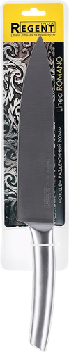 Шеф-нож разделочный REGENT INOX Linea Romano 20/33см, Арт. 18-101, крупный план