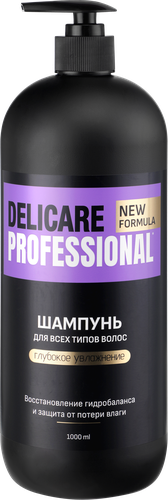 Шампунь для всех типов волос DELICARE Professional, 1000мл, детальное фото