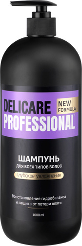 Шампунь для всех типов волос DELICARE Professional, 1000мл, изображение