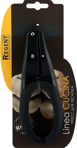 Пресс для чеснока REGENT INOX Linea Cucina, тонированный, Арт. 76-0503, крупный план