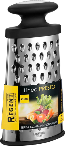 Терка комбинированная REGENT INOX Linea Presto 23см, Арт. 93-AC-GR-32, детальное фото