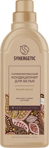 Кондиционер для белья SYNERGETIC Белый мускус, 750мл, изображение
