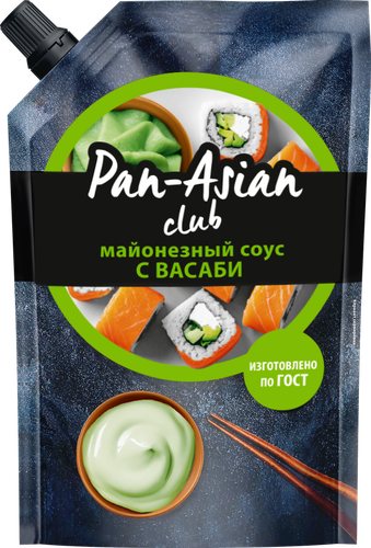 Соус майонезный PAN-ASIAN с васаби 45%, 350г, вид