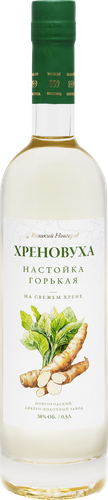 Настойка АЛКОН Хреновуха 38%, горькая, 0.5л