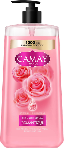 Гель для душа CAMAY Romantique Нежная кожа, 1000мл, изображение