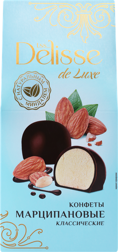 Конфеты DELISSE DE LUXE Марципановые классические, 98г, изображение