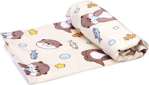 Игрушка BIGGA Животные Выдра/Капибара, с пледом, Арт. 255-227A-40CM, крупный план