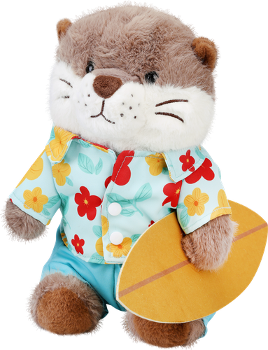 Игрушка BIGGA Животные, Выдра 30см, Арт. 256-176A-30CM, крупный план