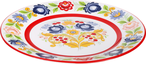 Тарелка десертная HOMECLUB Агафья, 19см, фарфор, Арт. YL259247, изображение