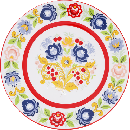 Тарелка десертная HOMECLUB Агафья, 19см, фарфор, Арт. YL259247, вид