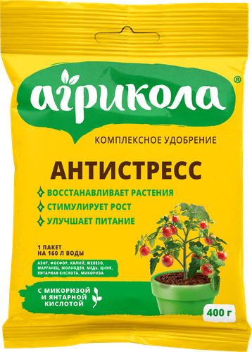 Удобрение для растений АГРИКОЛА Антистресс, Арт. 04-032, 400г, фото