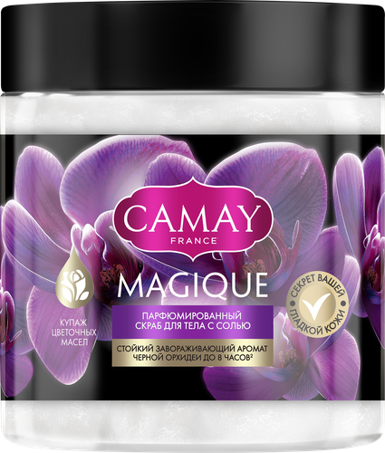Скраб для тела CAMAY Magique парфюмированный, 300мл, детальное фото