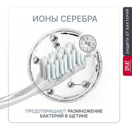 Набор зубных щеток SPLAT Clinic care средняя, 2шт, фотография