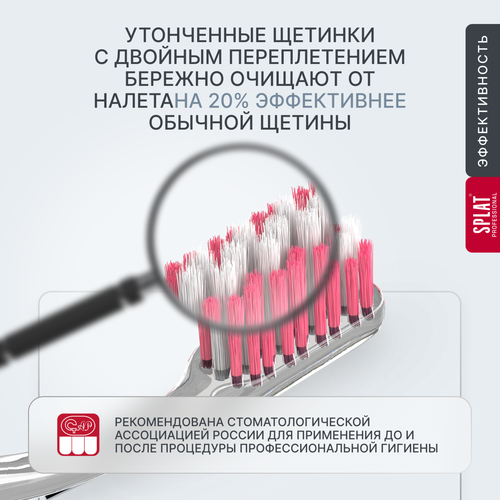 Набор зубных щеток SPLAT Clinic care средняя, 2шт, вид