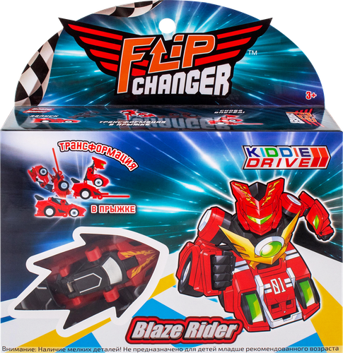 Машинка-трансформер KIDDIE DRIVE Flip Changer, Арт. 106001-106008, детальное фото