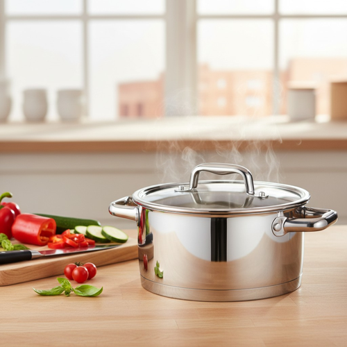 Кастрюля HOMECLUB Кухни России, нержавеющая сталь, 3.5л, Арт. CA1-20-3.5, детальное фото