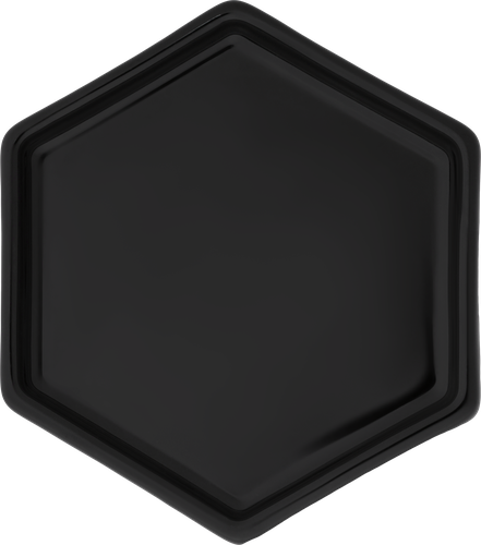 Блюдце PLATINUM CHOICE Black, 12,5см, Арт. BOC-2, вид