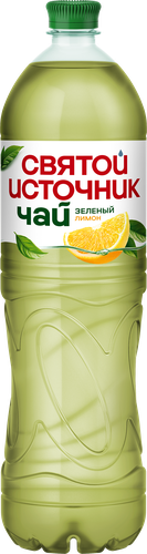 Напиток СВЯТОЙ ИСТОЧНИК Зеленый чай Лимон негазированный, 1.5л, вид