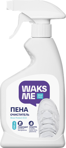 Пена-очиститель WAKSME Sneaker Foam для кроссовок и рантов, 250мл, вид