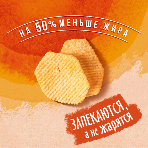 Чипсы картофельные LAY'S Лисички в сметане, 81г, крупный план