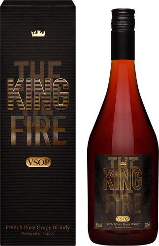 Бренди THE KING OF FIRE Французский VSOP 38%, п/у, 0.7л, детальное фото