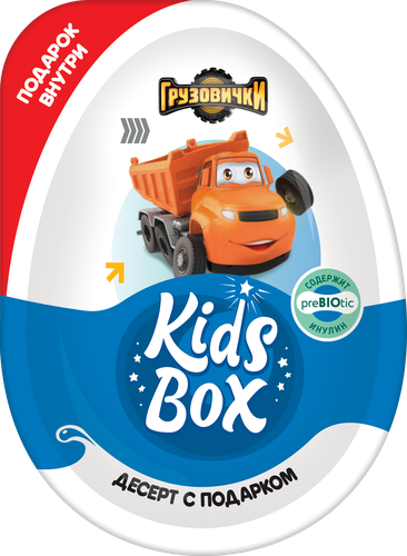 Десерт ГРУЗОВИЧКИ Kids Box с подарком, 20г, детальное фото