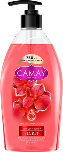 Гель для душа CAMAY Secret Тайное блаженство, 750мл, картинка
