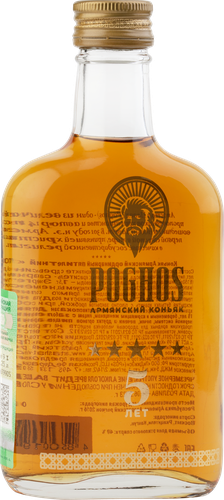 Коньяк POGHOS Армянский ординарный 5 лет 40%, 0.25л, вид