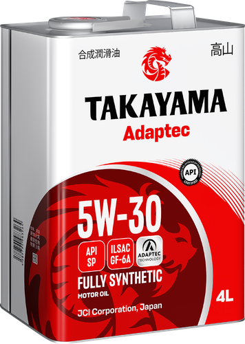Масло моторное TAKAYAMA Adaptec 5W-30 GF-6A SP, Арт. 6056131, 4л, детальное фото