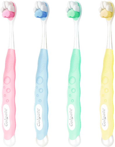 Зубная щетка детская COLGATE Пушистая Лапка супермягкая 2+, фото